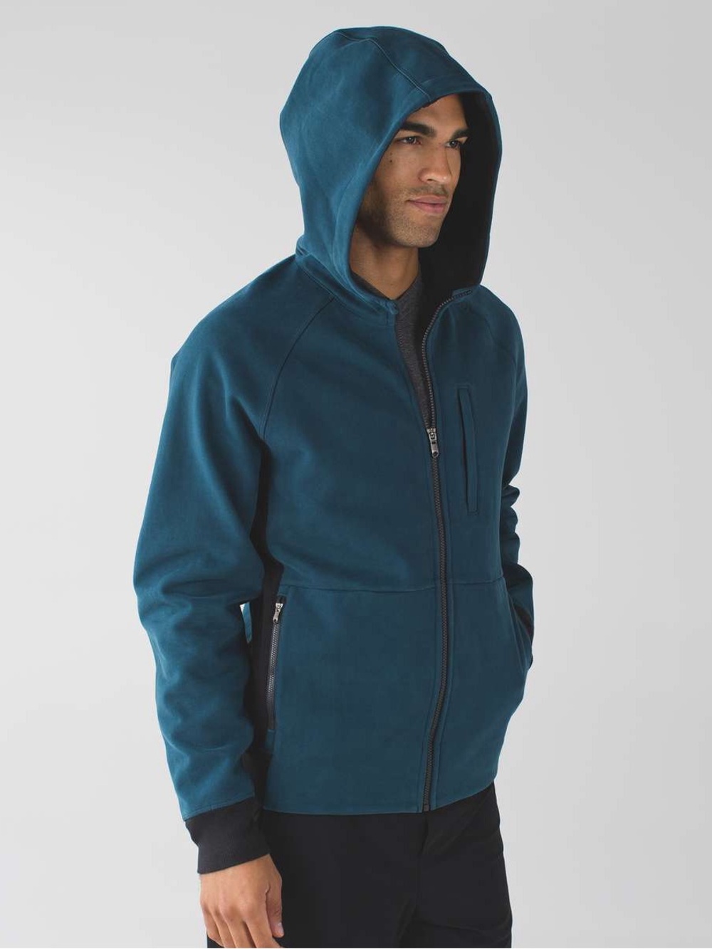 Lululemon Best Coast Hoodie Alberta Lake Black XXL Men’s Full Zip Jacket